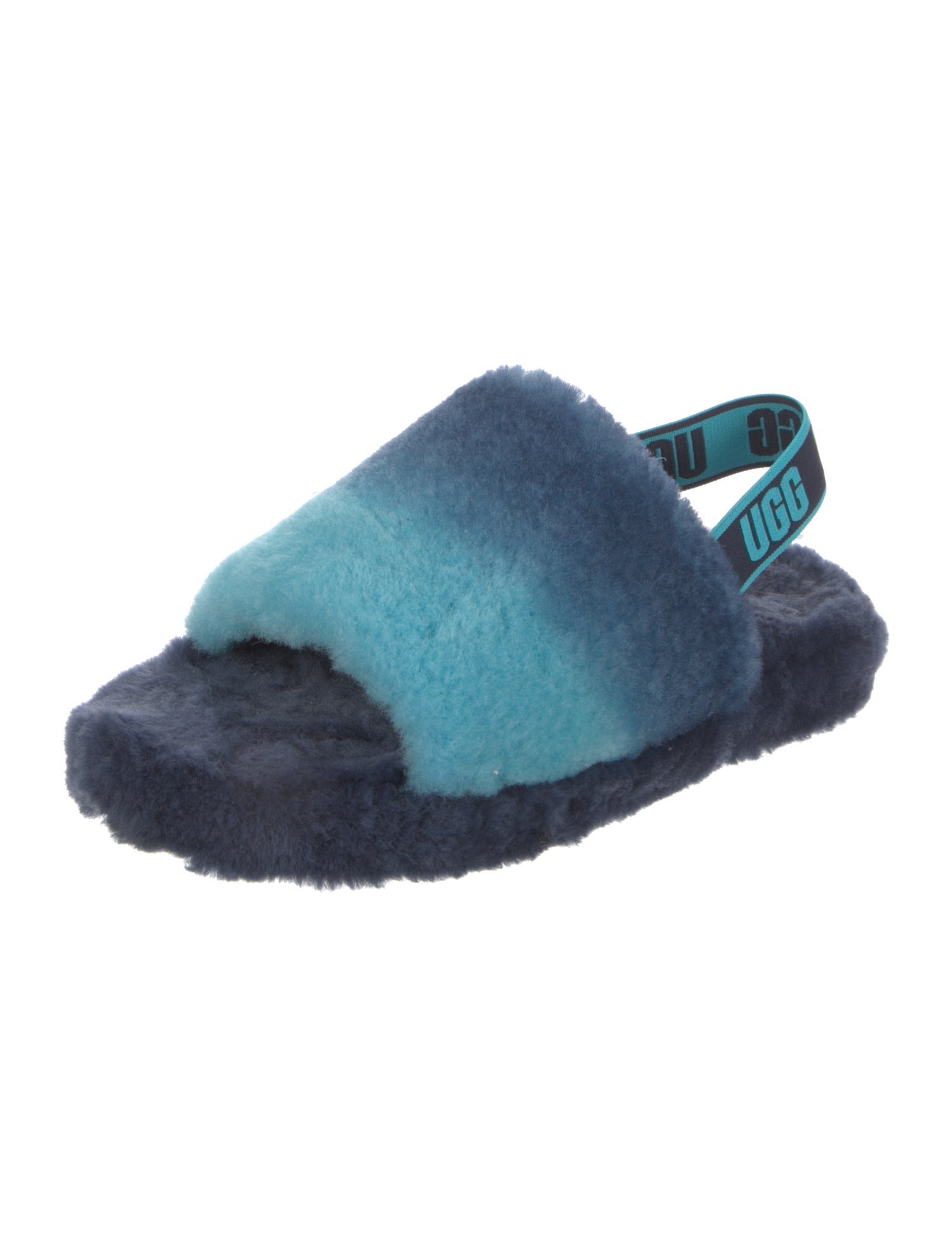 UGG Fur Slingback Sandals
