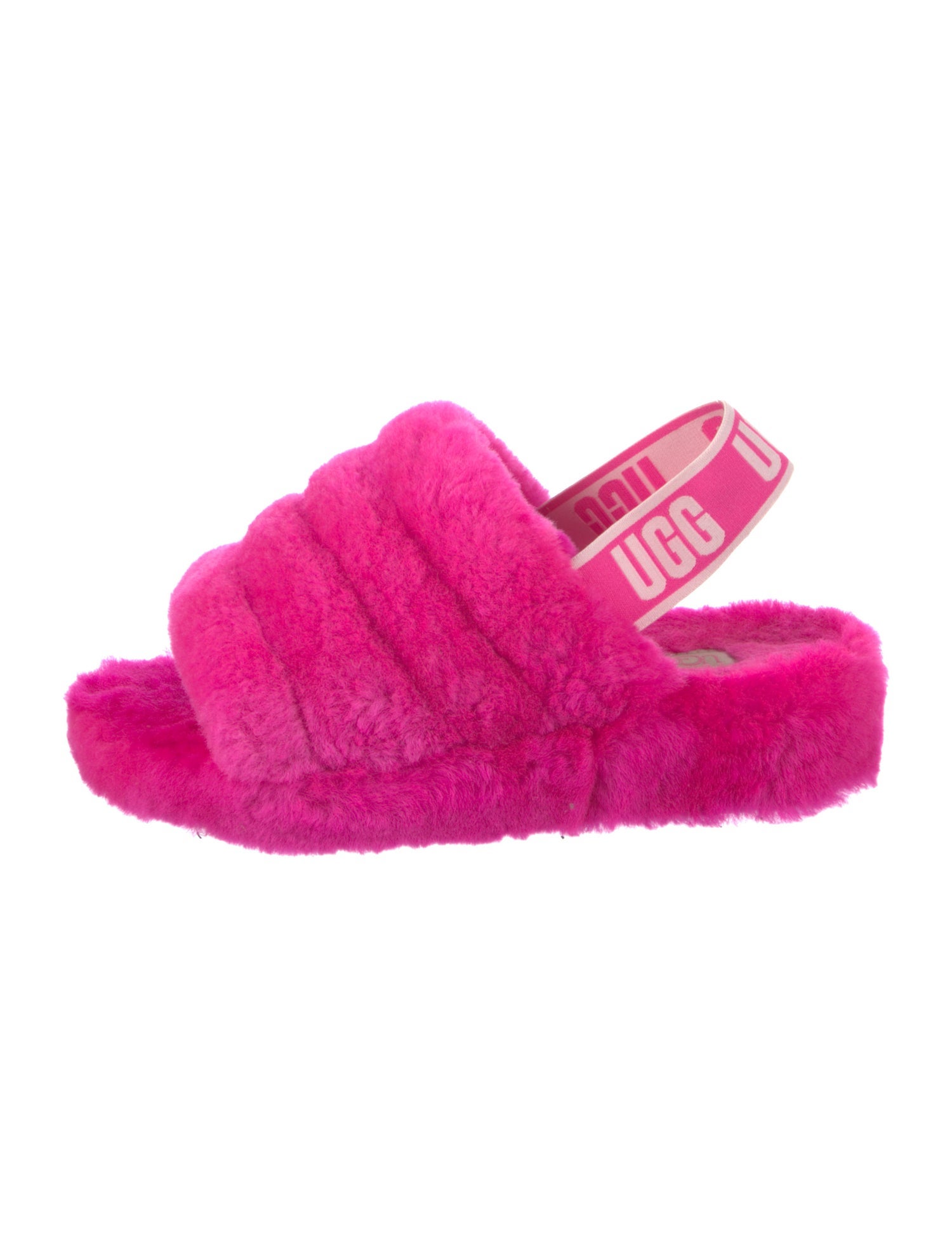 UGG Fur Slingback Sandals