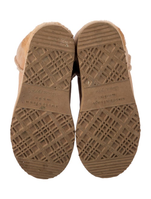 UGG Suede Fur Trim Boots