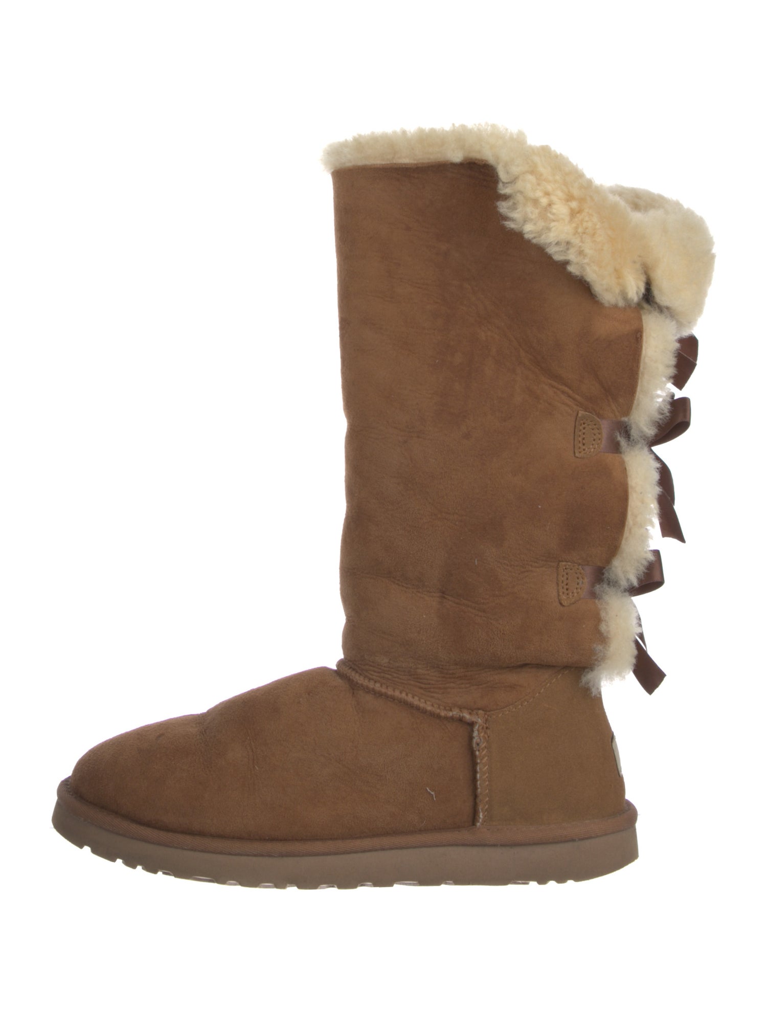 UGG Suede Bow Accents Boots