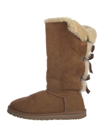 UGG Suede Bow Accents Boots