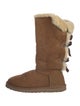 UGG Suede Bow Accents Boots