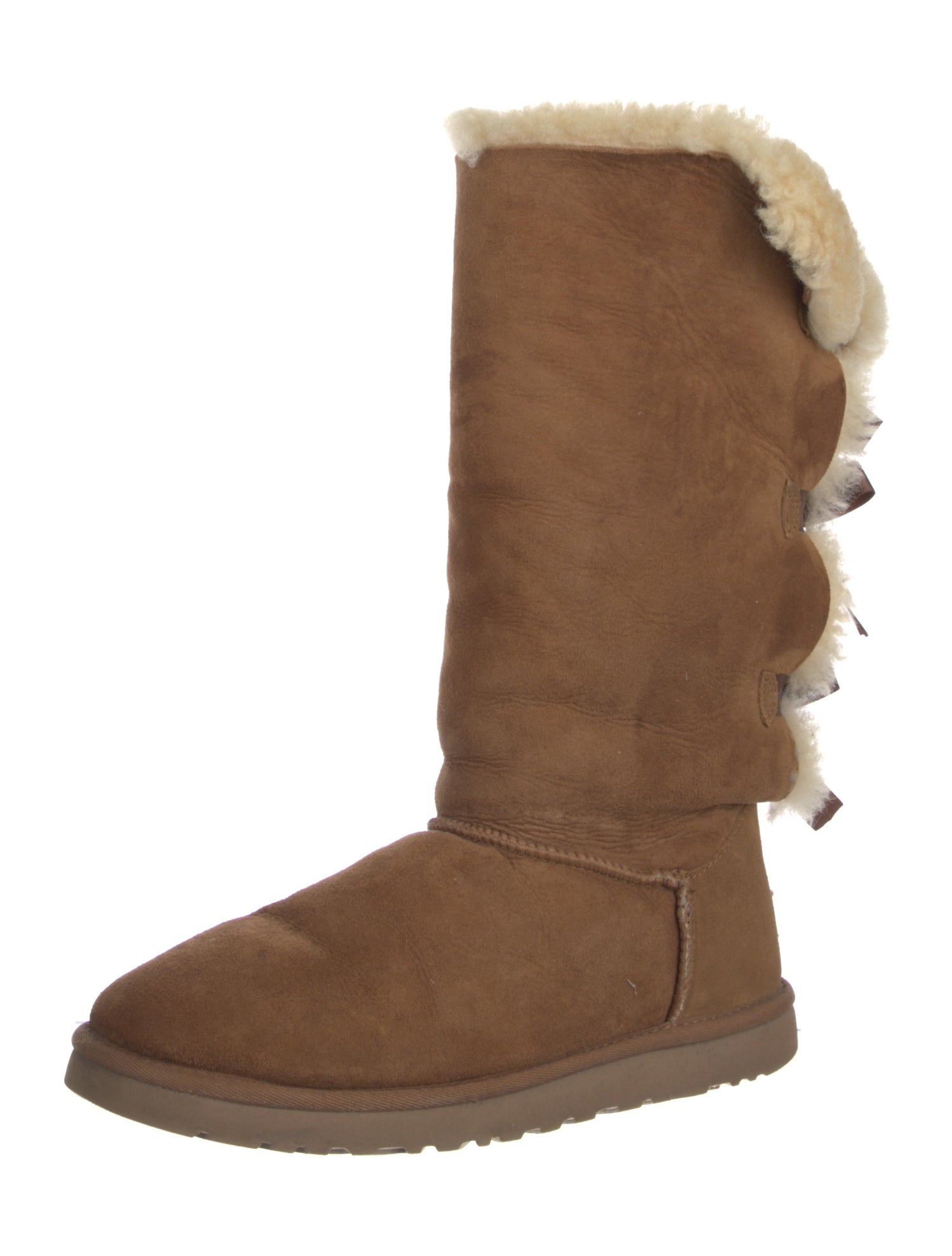 UGG Suede Bow Accents Boots