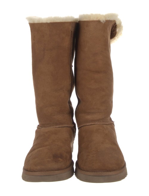 UGG Suede Bow Accents Boots
