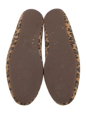 UGG Suede Animal Print Loafers