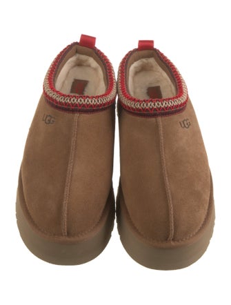 UGG Suede Embroidered Accent Mules