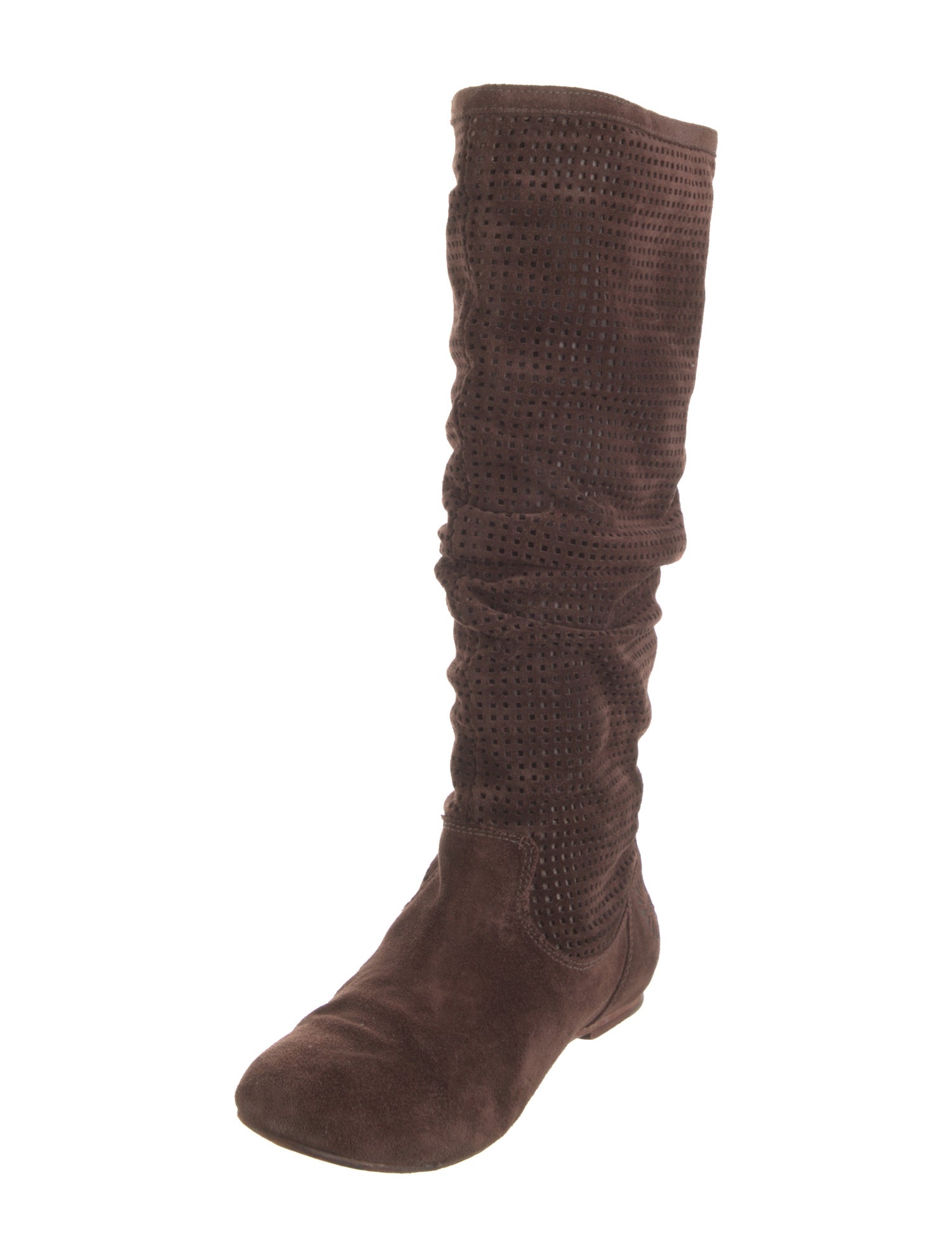 UGG Suede Lasercut Accents Slouch Boots