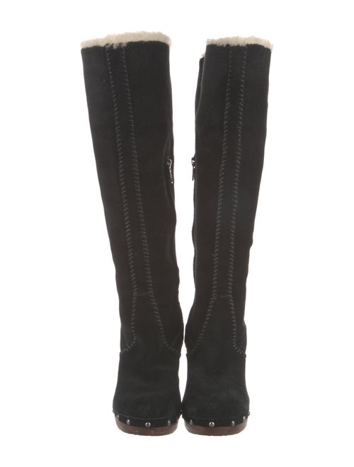 UGG Suede Studded Accents Lace-Up Boots