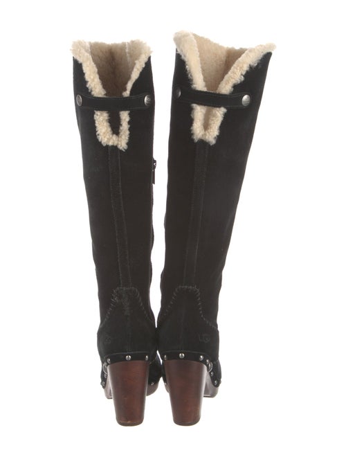 UGG Suede Studded Accents Lace-Up Boots