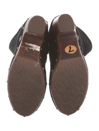 UGG Suede Studded Accents Lace-Up Boots