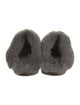 UGG Suede Fur Trim Mules