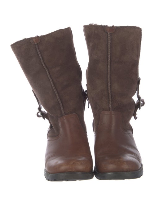 UGG Leather Moto Boots