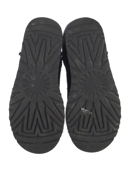 UGG Suede Fur Trim Boots