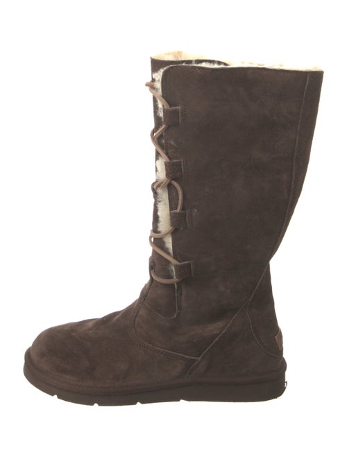 UGG Suede Lace-Up Boots