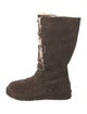 UGG Suede Lace-Up Boots