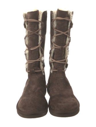 UGG Suede Lace-Up Boots