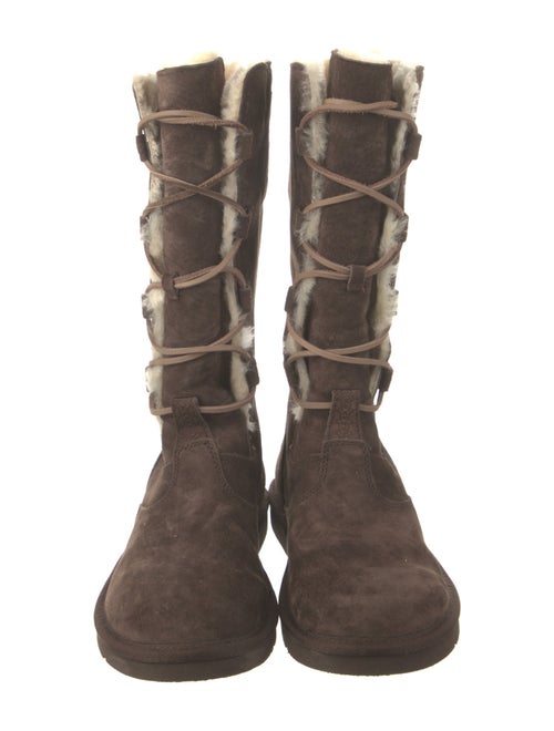 UGG Suede Lace-Up Boots