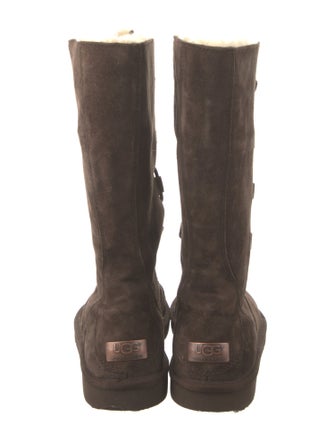 UGG Suede Lace-Up Boots