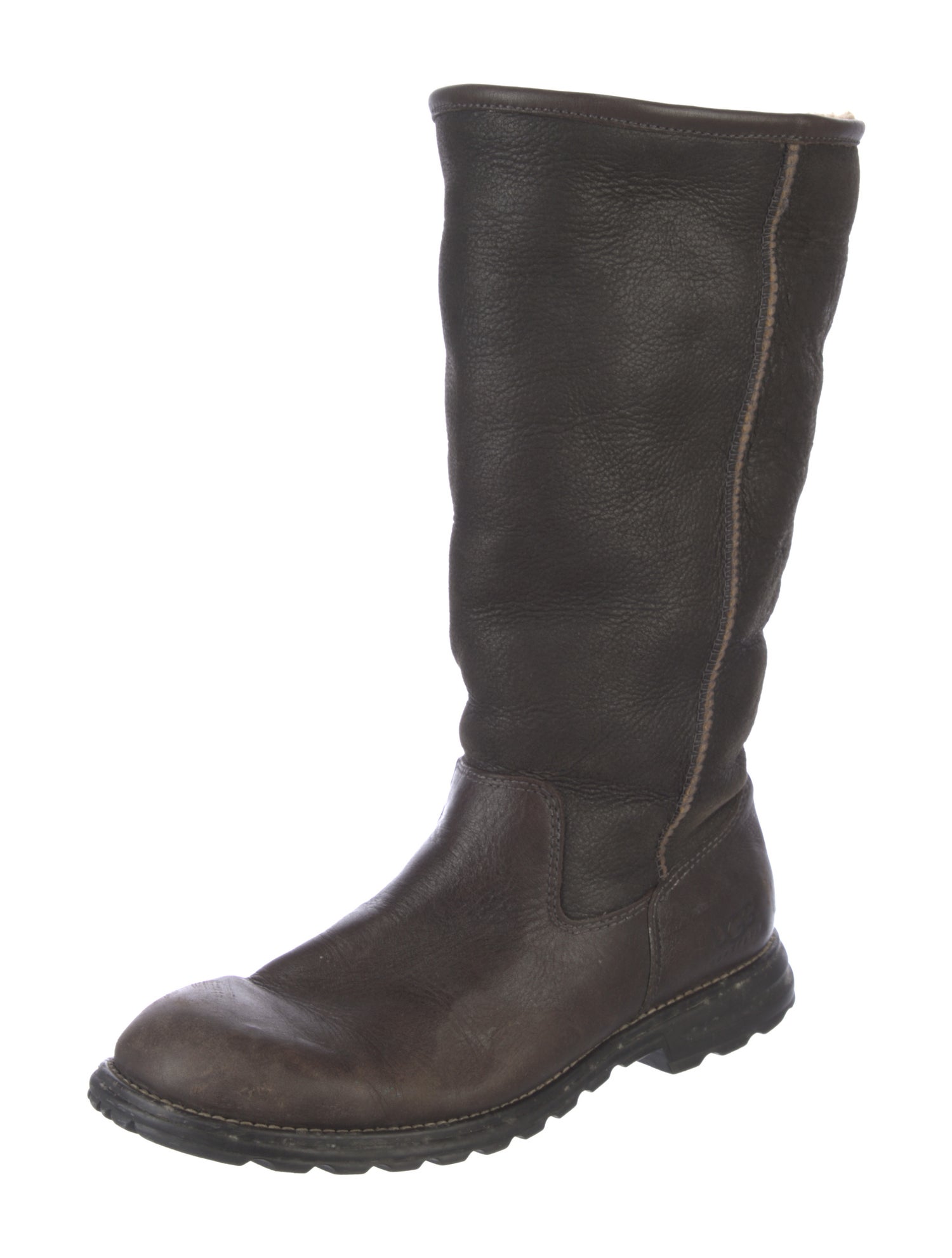 UGG Leather Moto Boots