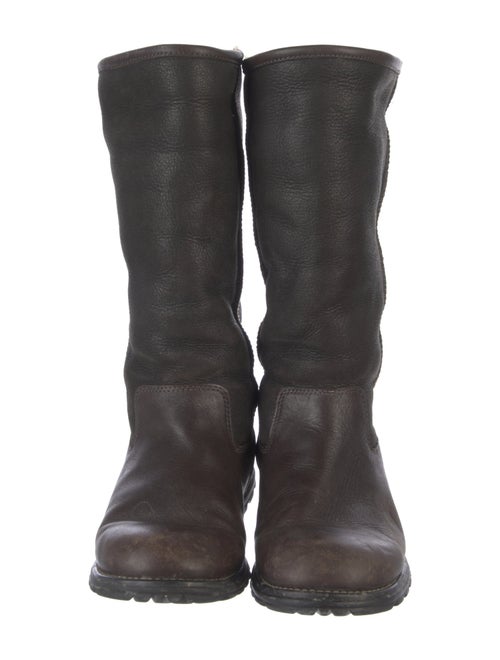 UGG Leather Moto Boots
