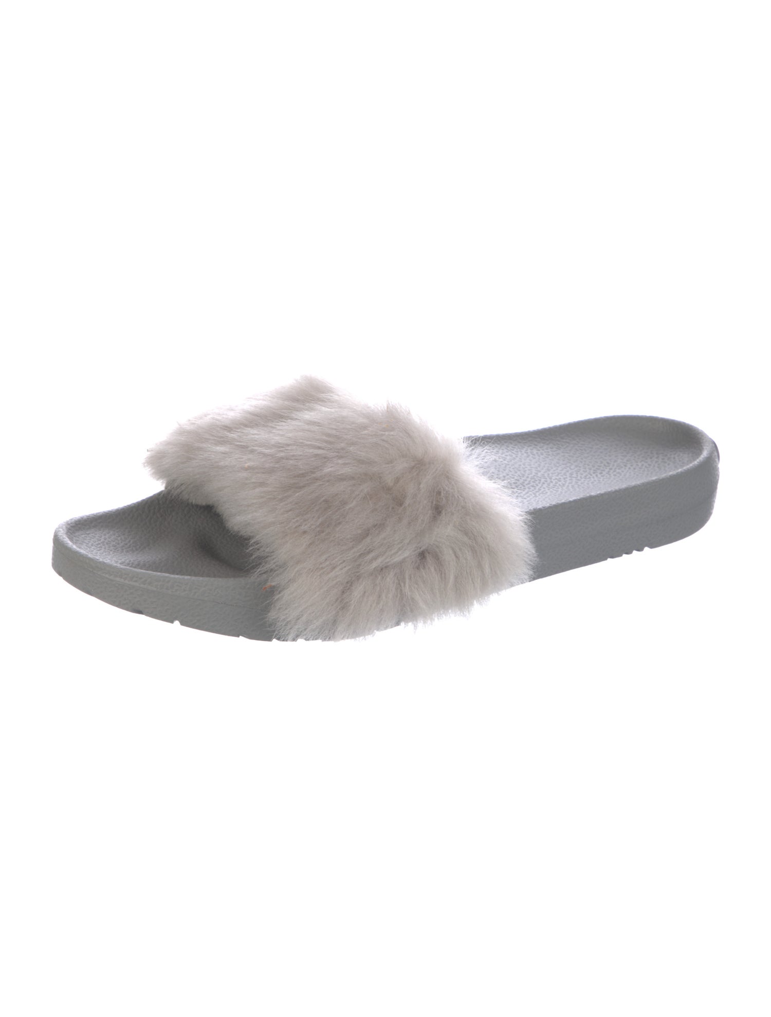 UGG Fur Fur Trim Slides