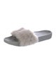 UGG Fur Fur Trim Slides