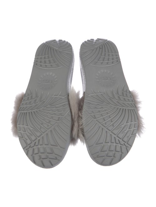 UGG Fur Fur Trim Slides