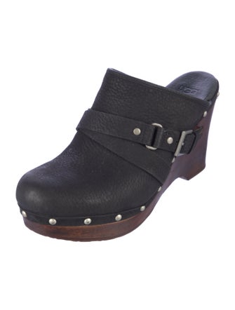 UGG Leather Studded Accents Mules