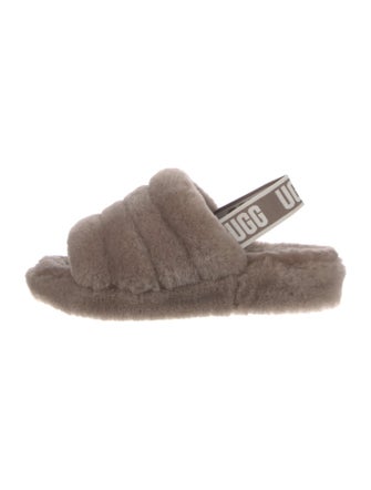 UGG Shearling Slingback Sandals