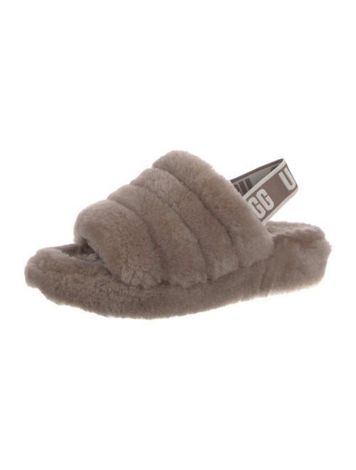 UGG Shearling Slingback Sandals