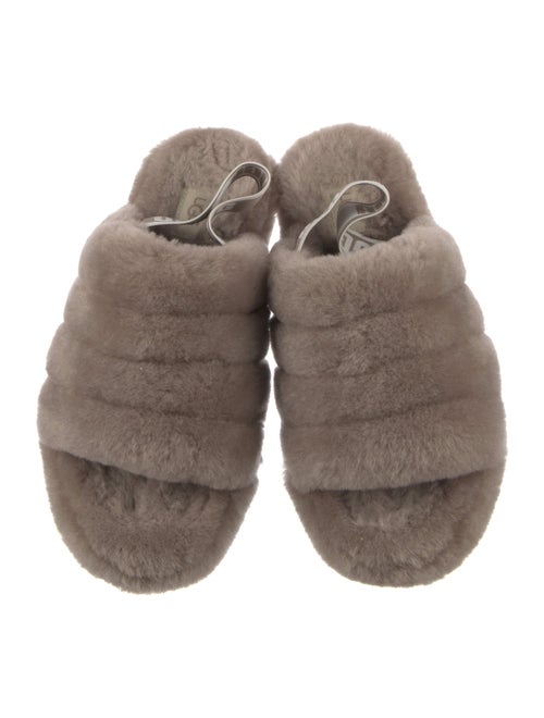 UGG Shearling Slingback Sandals