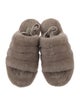 UGG Shearling Slingback Sandals