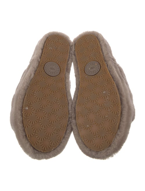 UGG Shearling Slingback Sandals