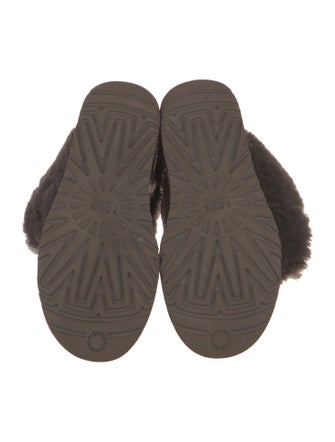 UGG Suede Faux Fur Trim Boots