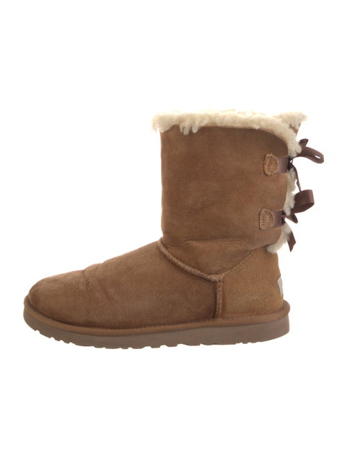 UGG Suede Bow Accents Boots
