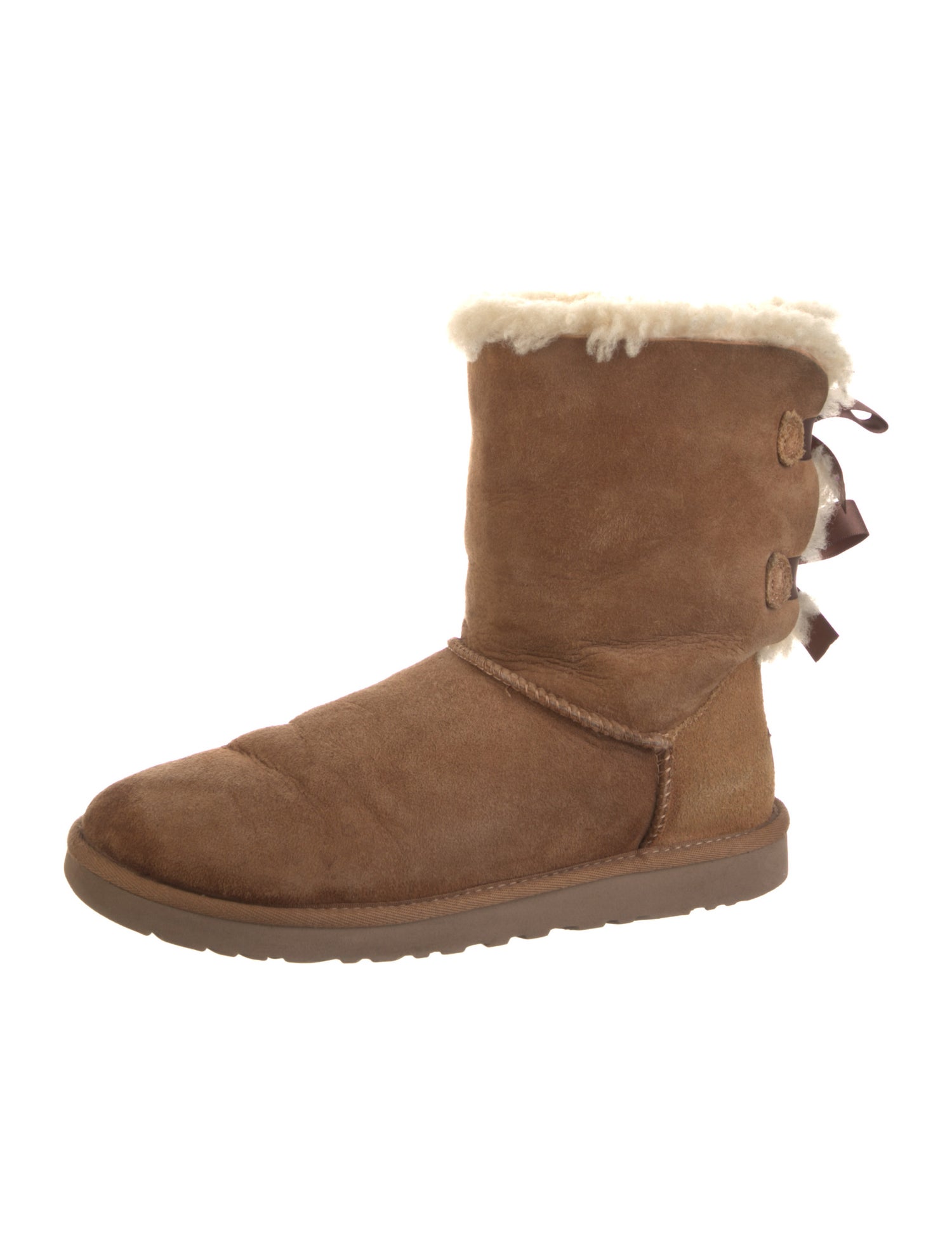 UGG Suede Bow Accents Boots