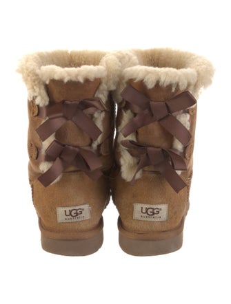 UGG Suede Bow Accents Boots