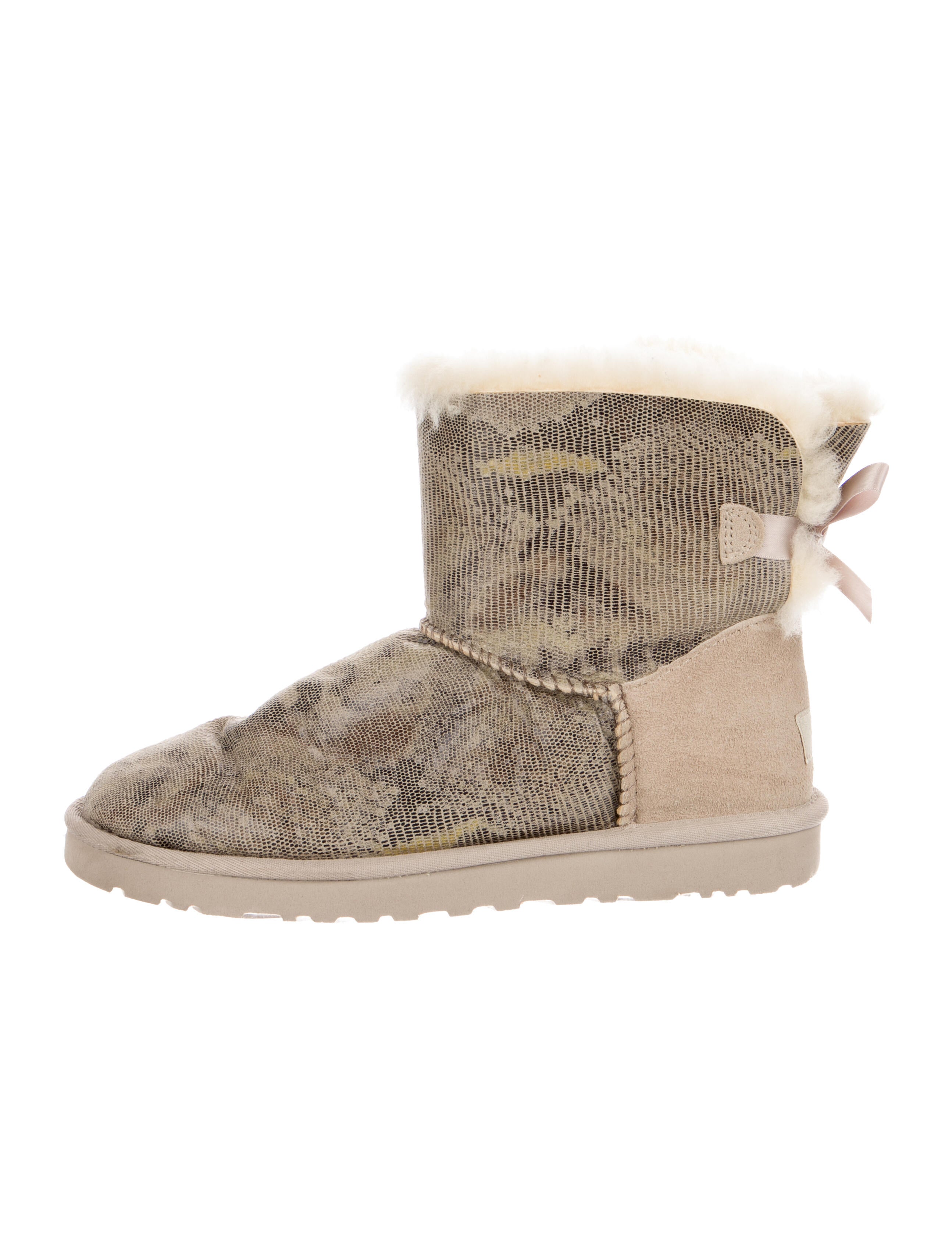 UGG Suede Patterned Boots