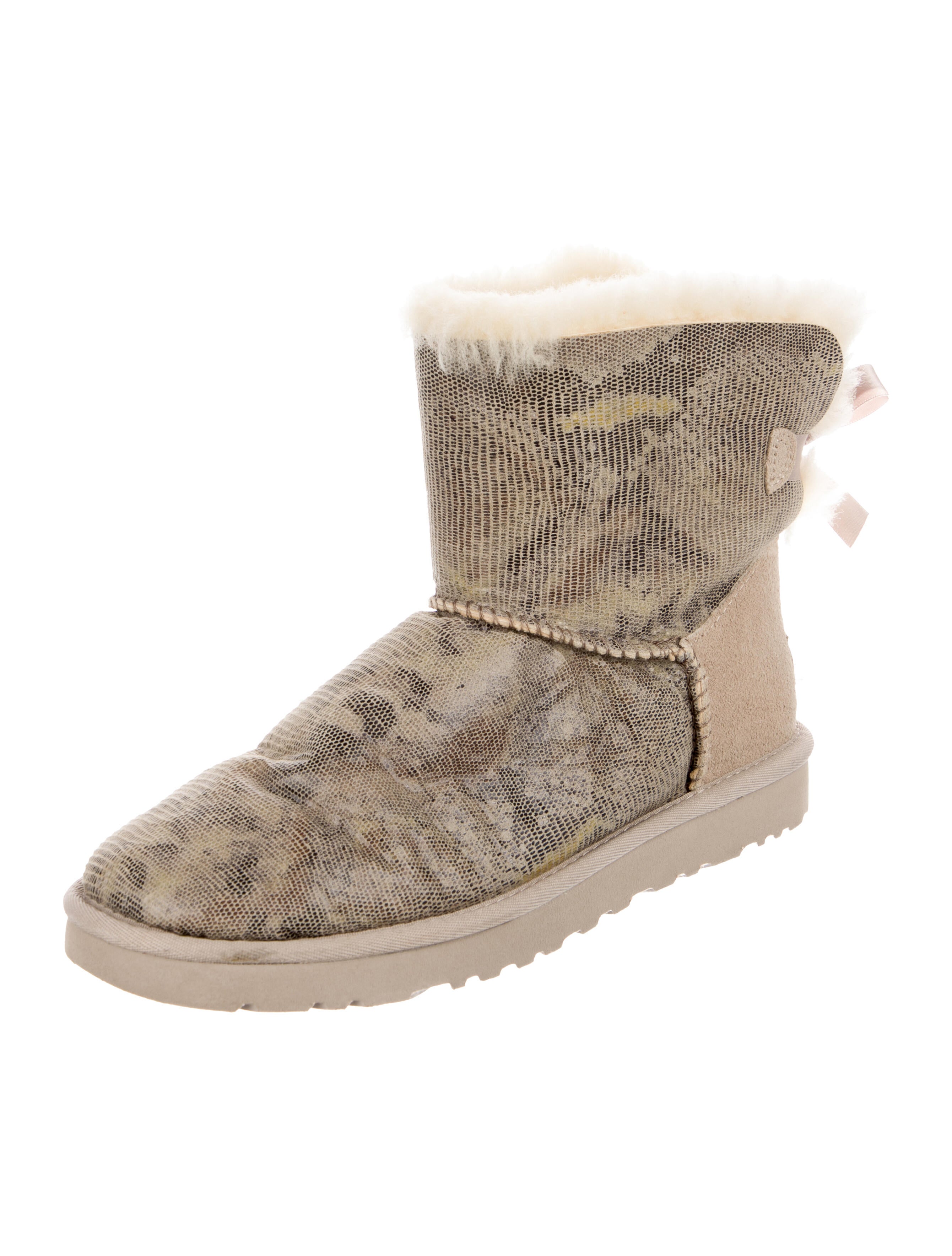 UGG Suede Patterned Boots