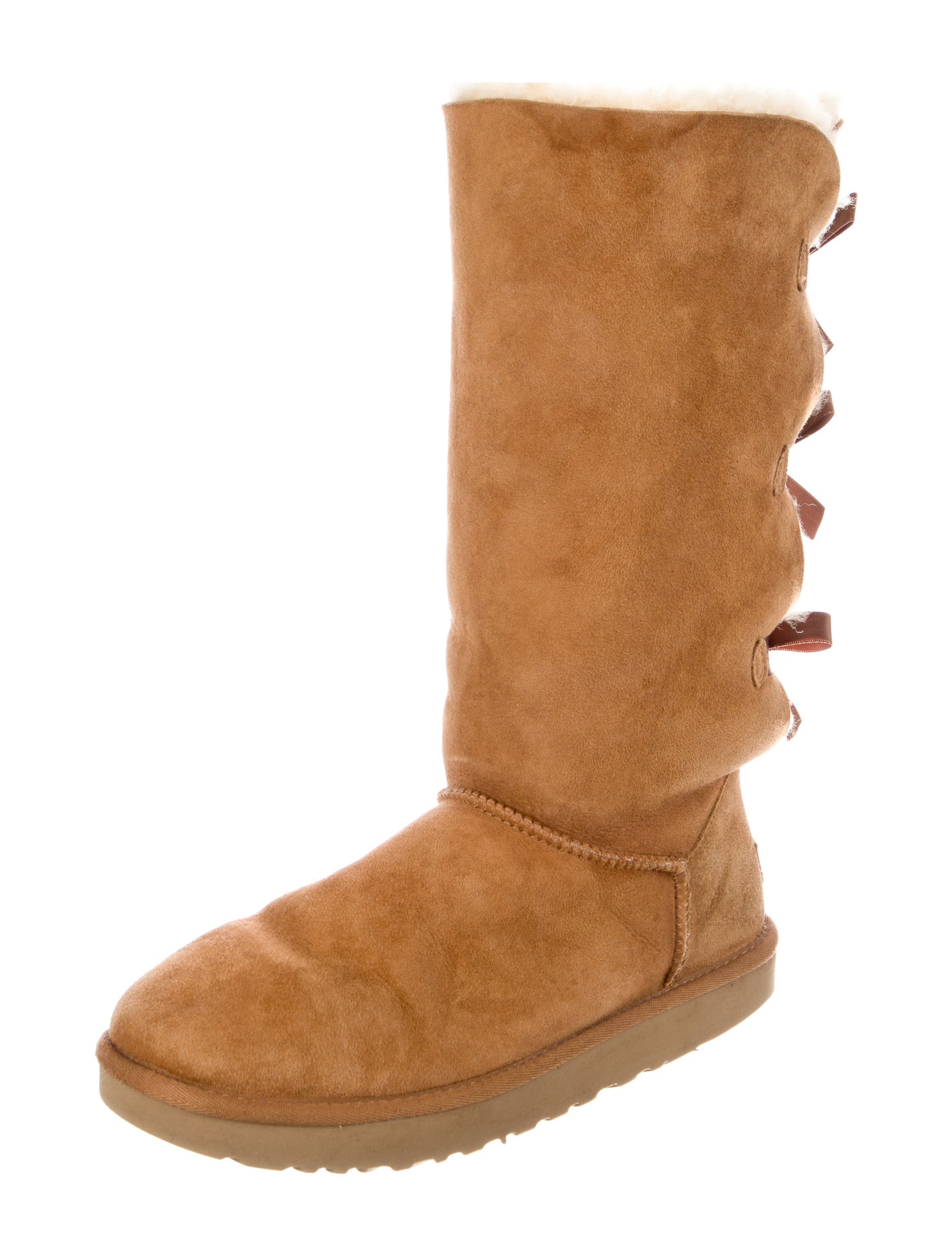 UGG Suede Bow Accents Boots