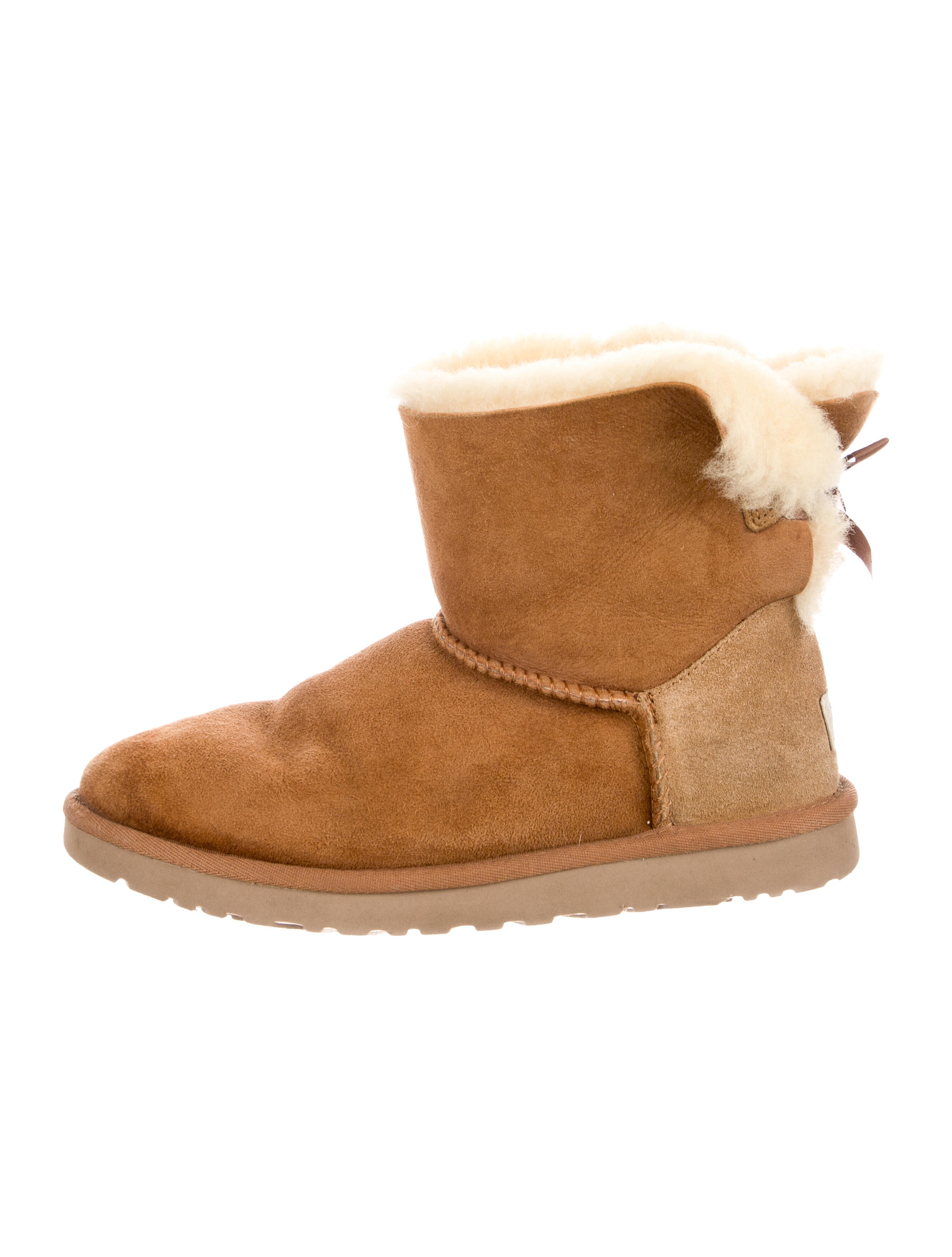 UGG Suede Bow Accents Boots