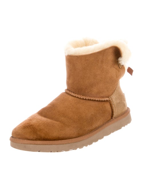 UGG Suede Bow Accents Boots