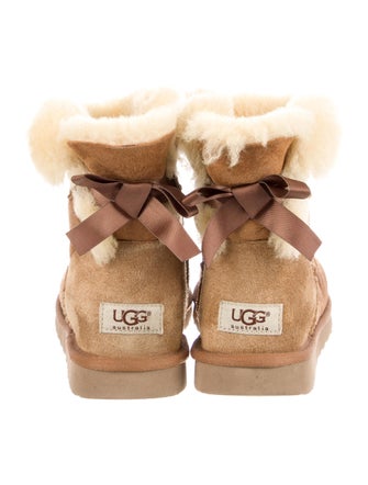 UGG Suede Bow Accents Boots