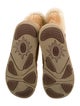 UGG Suede Fur Trim Boots