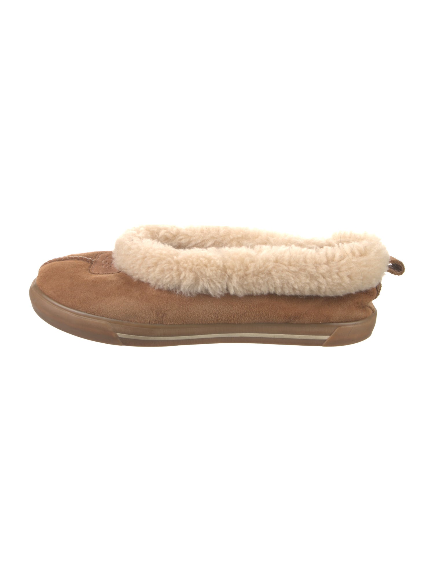 UGG Suede Colorblock Pattern Flats