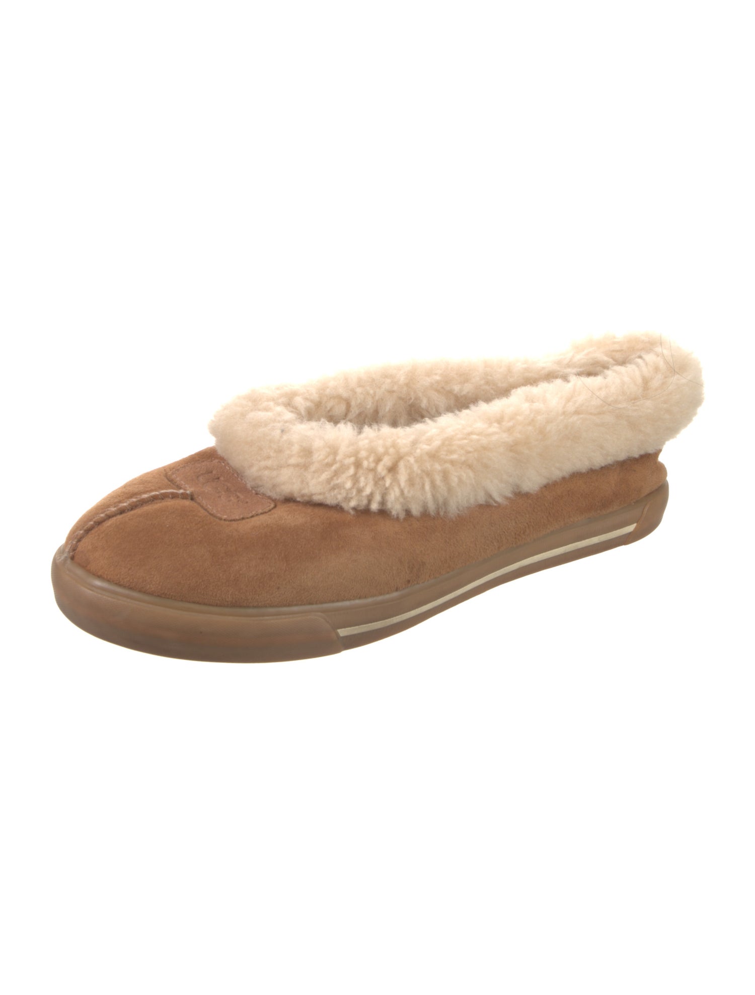 UGG Suede Colorblock Pattern Flats