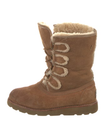 UGG Suede Lace-Up Boots
