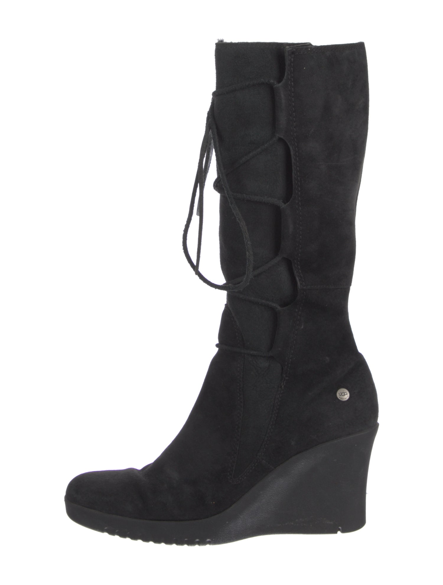 UGG Suede Lace-Up Boots