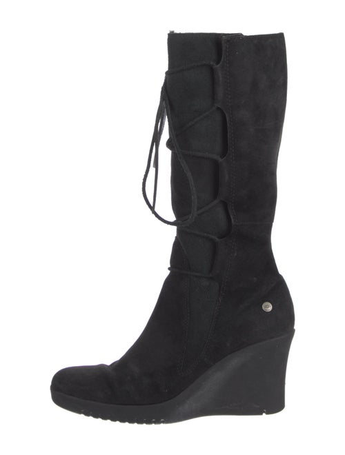 UGG Suede Lace-Up Boots