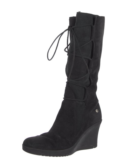 UGG Suede Lace-Up Boots